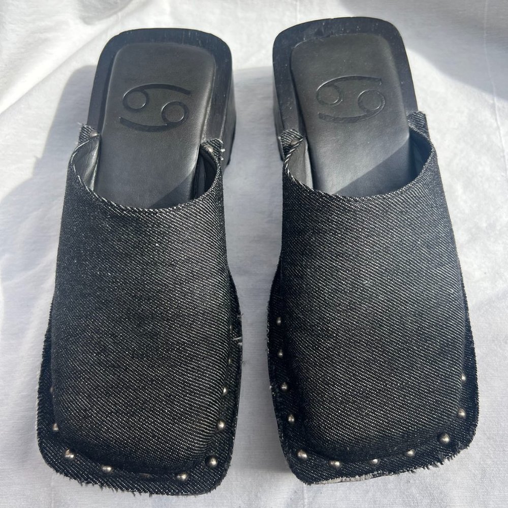 69 | Sixty-Nine US  Denim Box Clog EU 37 US 7